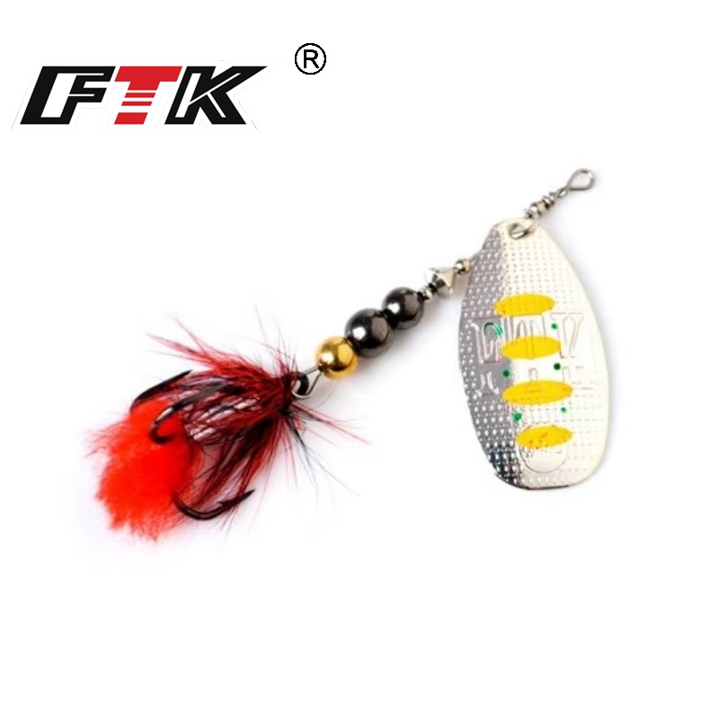 Fishing Hook Treble - FTKメタルフィッシングルアー スピナーベイト 8g 13g 19g ハード人工餌
