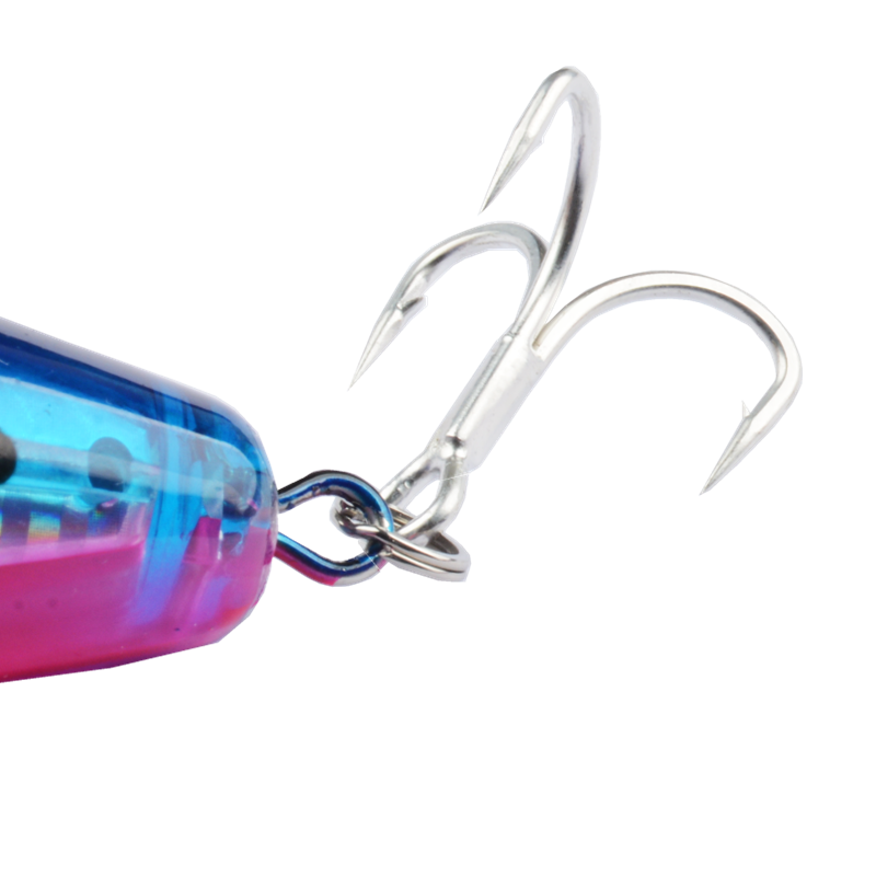 1pc 43 グラムビッグポッパーフローティングワブラー釣り - Fishing Hook Treble のレビューと価格