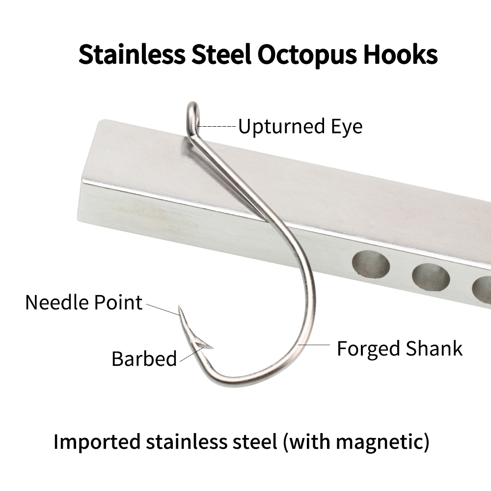 Ellllv ステンレス鋼タコフック海水魚フック海釣りターミ - Fishing Hook Assortment のレビューと価格